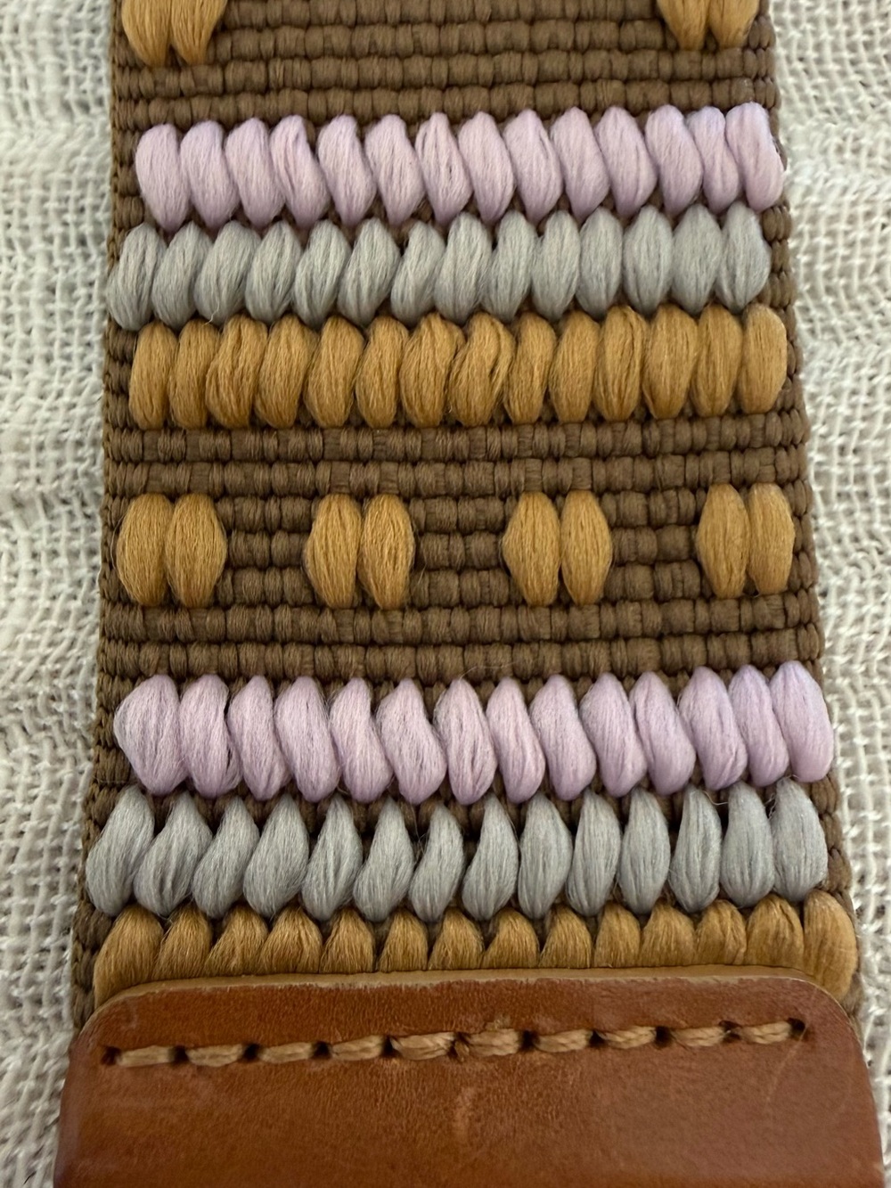 for your J.Crew belt.
🌵 J.Crew Bohemian Geo-Embroidered Web Belt – Size XS 🌸 - Picture 6 of 13